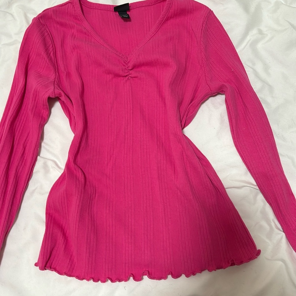 Longsleeve Pink Target Shirt
